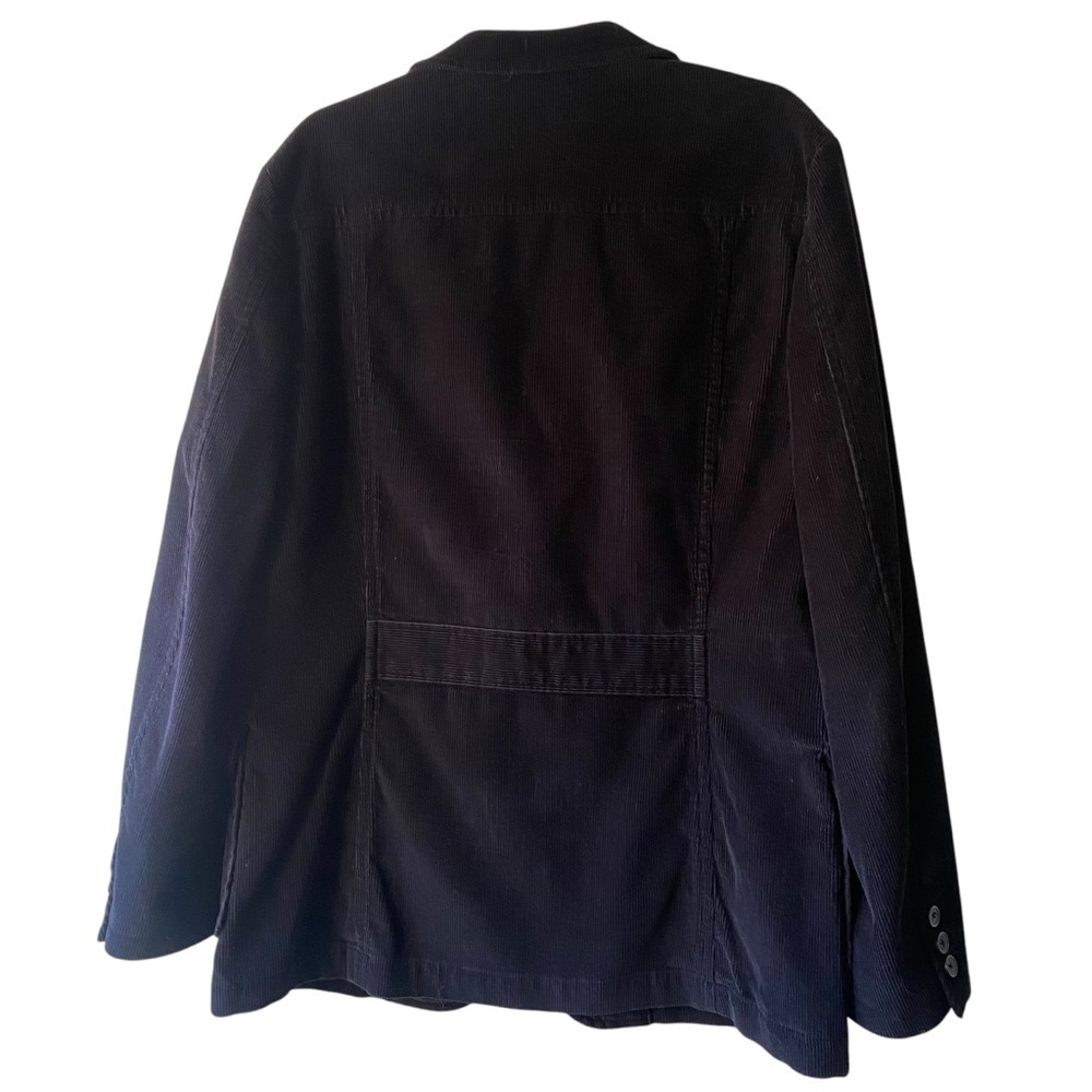 NWOT Claiborne Mens Corduroy Black Sports Coat Blazer Jacket SZ 42R - Picture 5 of 16